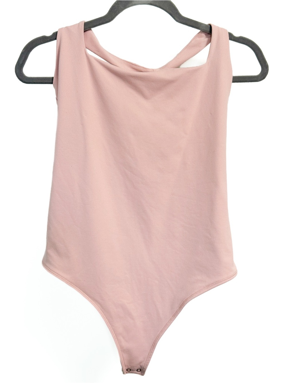 Abercrombie & Fitch Soft A&F Halter Bodysuit M Dusty Rose